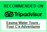 Tripadvisor recommendation for Exuma Water Tours - Four C's Adventures.